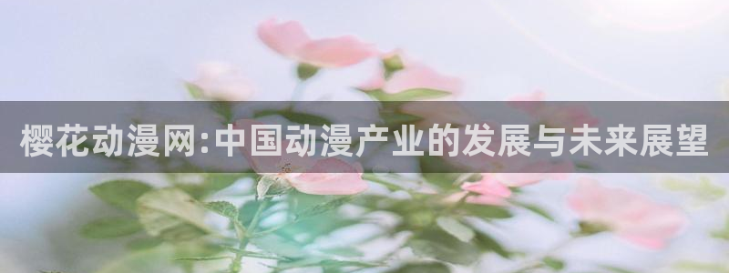 51动漫：樱花动漫网:中国动漫产业的发展与未来展望